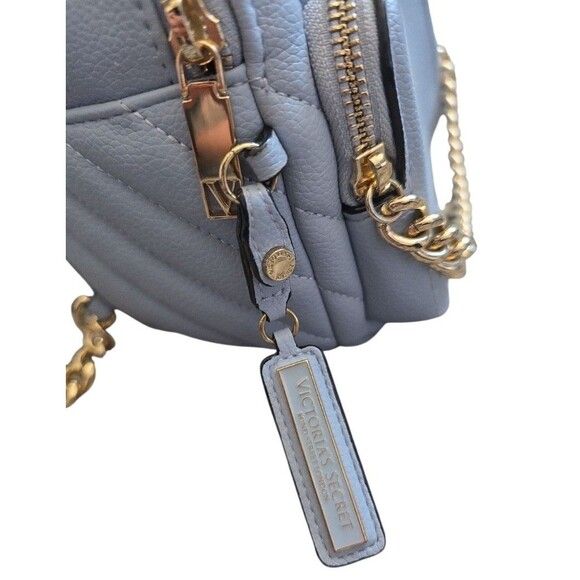 Victoria\'s Secret The Victoria Small Backpack V Quilt & Wallet Skyflower Blue main image 7